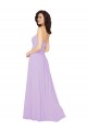 Draped Sweetheart Long Chiffon Bridesmaid Dress with Front Slit Brisbane