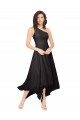 Midi Length One Shoulder Chiffon Cocktail Bridesmaid Dress Brisbane