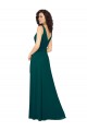 V-Neck Chiffon Bridesmaid Dress with Front Skirt Slit Brisbane