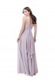 Draped Chiffon Bridesmaid Dress with Sash Brisbane