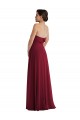 Cuffed Strapless Maxi Formal Bridesmaid Dress with Front Slit Brisbane