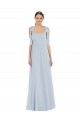 Tie Shoulder Empire Waist Maxi Bridesmaid Dress Brisbane