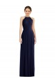 Tie Neck Lace Halter Pleated Skirt Maxi Bridesmaid Dress Brisbane
