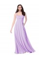 Chiffon A-Line Chiffon Bridesmaids Dress with Ruched Bodice Brisbane
