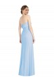 Strapless Trumpet Chiffon Formal Bridesmaid Dress with Thigh high Slit Brisbane