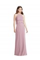 Bias Ruffle Empire Waist Halter Maxi Bridesmaid Dress Brisbane