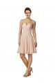 Lace and Chiffon Bridesmaid Dress / Cocktail Dress with Unique Neckline Brisbane