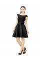 Lace and Satin Cocktail Bridesmaid Dress with V-Back Brisbane