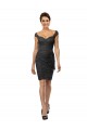Knee Length Lace Bridesmaid Dress / Cocktail Dress with Matching Chiffon Tie Sash Brisbane