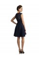 Short V-Neck Lace Cocktail Bridesmaid Dress with Illusion Back Brisbane