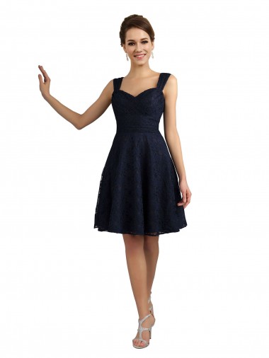 Lace Bridesmaid Dress / Cocktail Dress with Sweetheart Neckline and Button Back Detail Brisbane