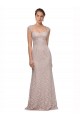 Sweetheart Neckline Cap Sleeves Lace Bridesmaid Dress / Prom Dress with Twist Brisbane