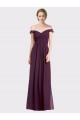 Sweetheart Long Bridesmaid Dress with Off the Shoulder Cap Sleeve Lace Bodice Brisbane