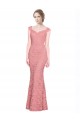 Sweetheart Mermaid Long Lace Bridesmaid Dress / Prom Dress with Wide Straps Brisbane