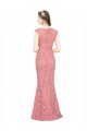 Sweetheart Mermaid Long Lace Bridesmaid Dress / Prom Dress with Wide Straps Brisbane