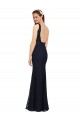 Lace Bridesmaid Dress with Satin Waistband and Open Back Brisbane