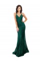 Black Tie Sleek Fishtail Shaped Long Lace Bridesmaid Dress / Prom Dress Brisbane