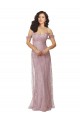 Sweetheart Chantilly Lace Bridesmaid Dress with Off the Shoulder Sleeves Brisbane