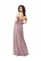 Sweetheart Chantilly Lace Bridesmaid Dress with Off the Shoulder Sleeves Brisbane