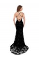 Formal High Neckline Lace Open Back Bridesmaid Dress / Prom Dress with High Slit Brisbane