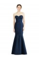 Long Mermaid Full Length Strapless Satin Bridesmaid Dress Brisbane