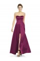 Full Length Strapless Long Satin Bridesmaid Dress with Sweetheart Neckline Brisbane
