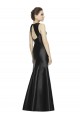 Full Length Mermaid Long Satin Bridesmaid Dress with Keyhole Back Brisbane