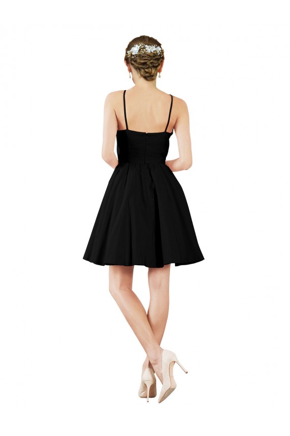 Halter Neck Short Knee Length Satin Cocktail Bridesmaid Dress Brisbane