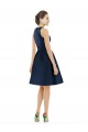 Short Halter Cocktail Length Luxe Satin Cocktail Bridesmaid Dress Brisbane