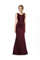 Figure Shaping Formal Satin Bridesmaid Dress / Prom Dress with Structured Pleats Brisbane