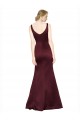 Figure Shaping Formal Satin Bridesmaid Dress / Prom Dress with Structured Pleats Brisbane