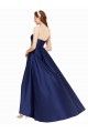 High Low Strapless Formal Satin Bridesmaid Dress / Prom Dress with Pockets Brisbane