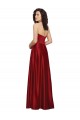 Strapless Satin Bridesmaids Dress with Beaded Pocket and Soft Pleating Brisbane