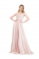 A-Line Off the Shoulder Sweetheart Formal Satin Bridesmaid Dress / Prom Dress Brisbane