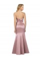 Old Hollywood-Inspired Strapless Formal Satin Bridesmaid Dress / Prom Dress Brisbane