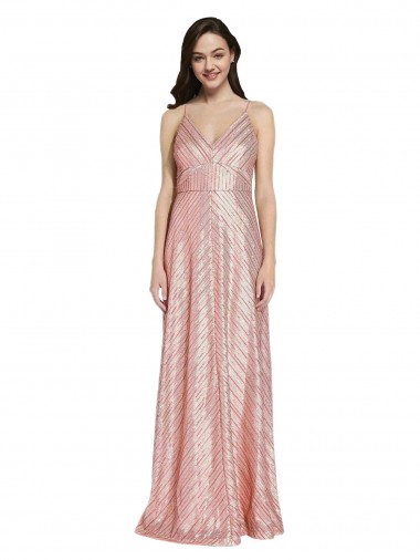 High Neck Low Back Sparkling Formal Sequin Bridesmaid Dress / Prom Dress Brisbane
