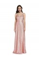 High Neck Low Back Sparkling Formal Sequin Bridesmaid Dress / Prom Dress Brisbane