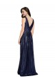 Long V-Neck Sparking Formal Sequin Bridesmaid Dress / Prom Dress with Low V-Back Brisbane