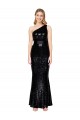 Draped One Shoulder Long Full Length Formal Sequin Bridesmaid Dress / Prom Dress Brisbane
