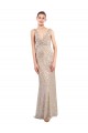 Faux Surplice V-Neck Slim Formal Sparkling Sequin Bridesmaid Dress / Prom Dress Brisbane