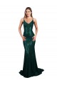Fishtail Shaped V-Neck Open Back Long Formal Sequin Bridesmaid Dress / Prom Dress Brisbane