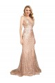 Sleek Long Mermaid Formal Sparkling Sequin Bridesmaid Dress / Prom Dress Brisbane