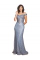 Off the Shoulder Sweetheart Neckline Formal Sequin Bridesmaid Dress / Prom Dress with Thigh High Slit Brisbane