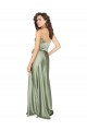 Formal Silky Satin Bridesmaid Dress with Tied Waist Brisbane