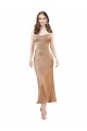 Cowl Neck Formal Silky Satin Midi Length Bridesmaid Dress / Cocktail Prom Dress Low Back Brisbane