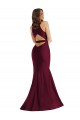 Plunge Neckline Cutout Low Back Formal Silky Satin Mermaid Bridesmaid Dress / Prom Dress Brisbane