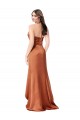 Faux-Wrap Skirt Formal Silky Satin Bridesmaid Dress / Prom Dress Brisbane