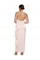 One Shoulder Full Length Long Silky Satin Bridesmaid Dress / Prom Dress with Thigh Split Brisbane