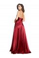 Cowl Neckline Long Formal Silky Satin Bridesmaid Dress / Prom Dress with Spaghetti Straps Brisbane