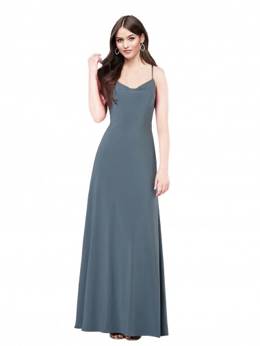 Classic Spandex Bridesmaid Dress / Prom Dress with Scoop Neckline Brisbane